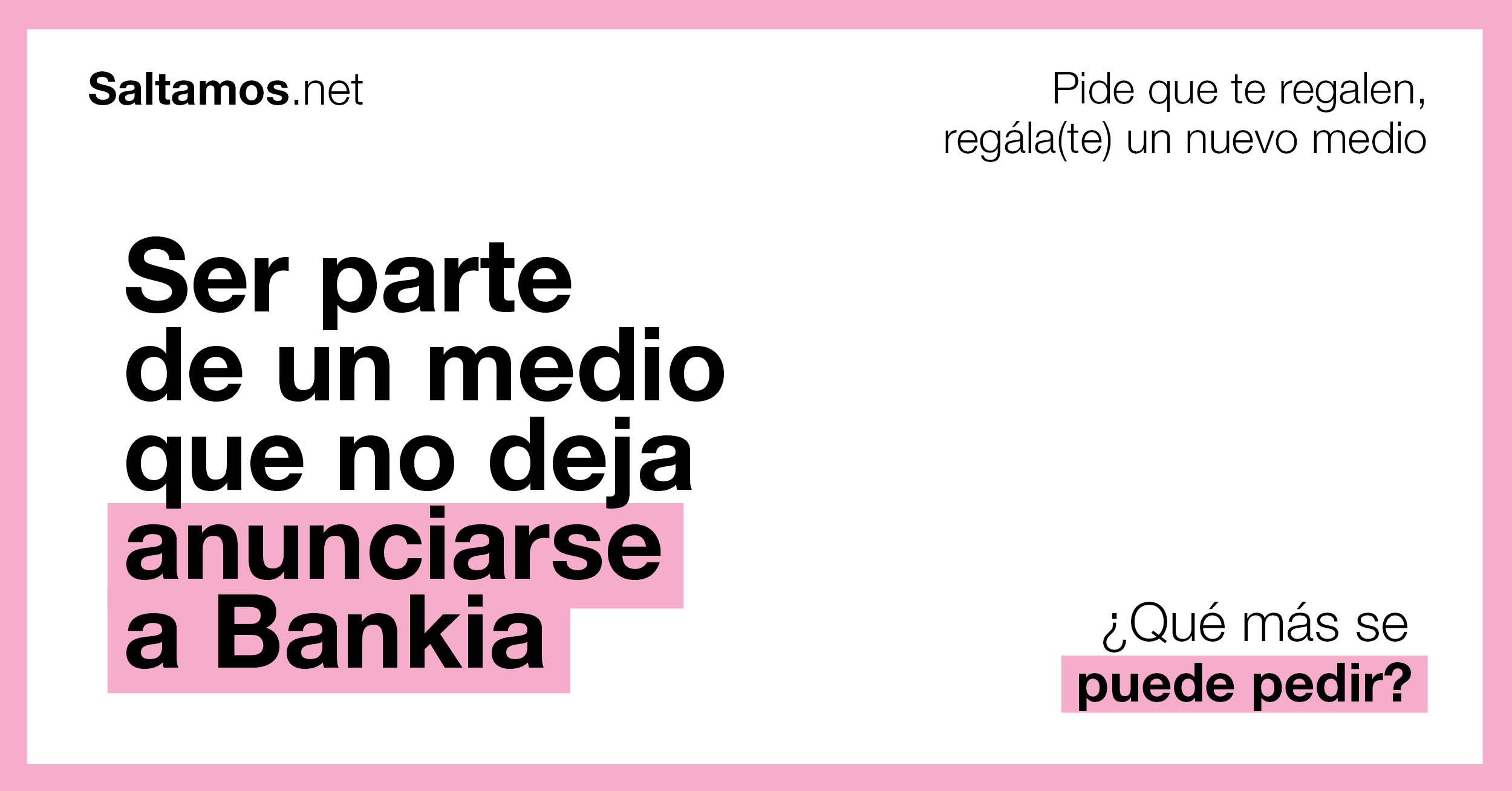 Este año, regala un nuevo medio