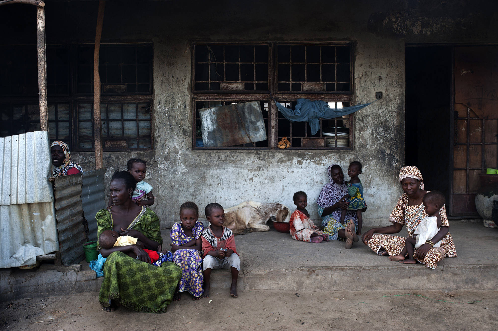 Personas desplazadas a causa de Boko Haram . Foto: Judith Prat